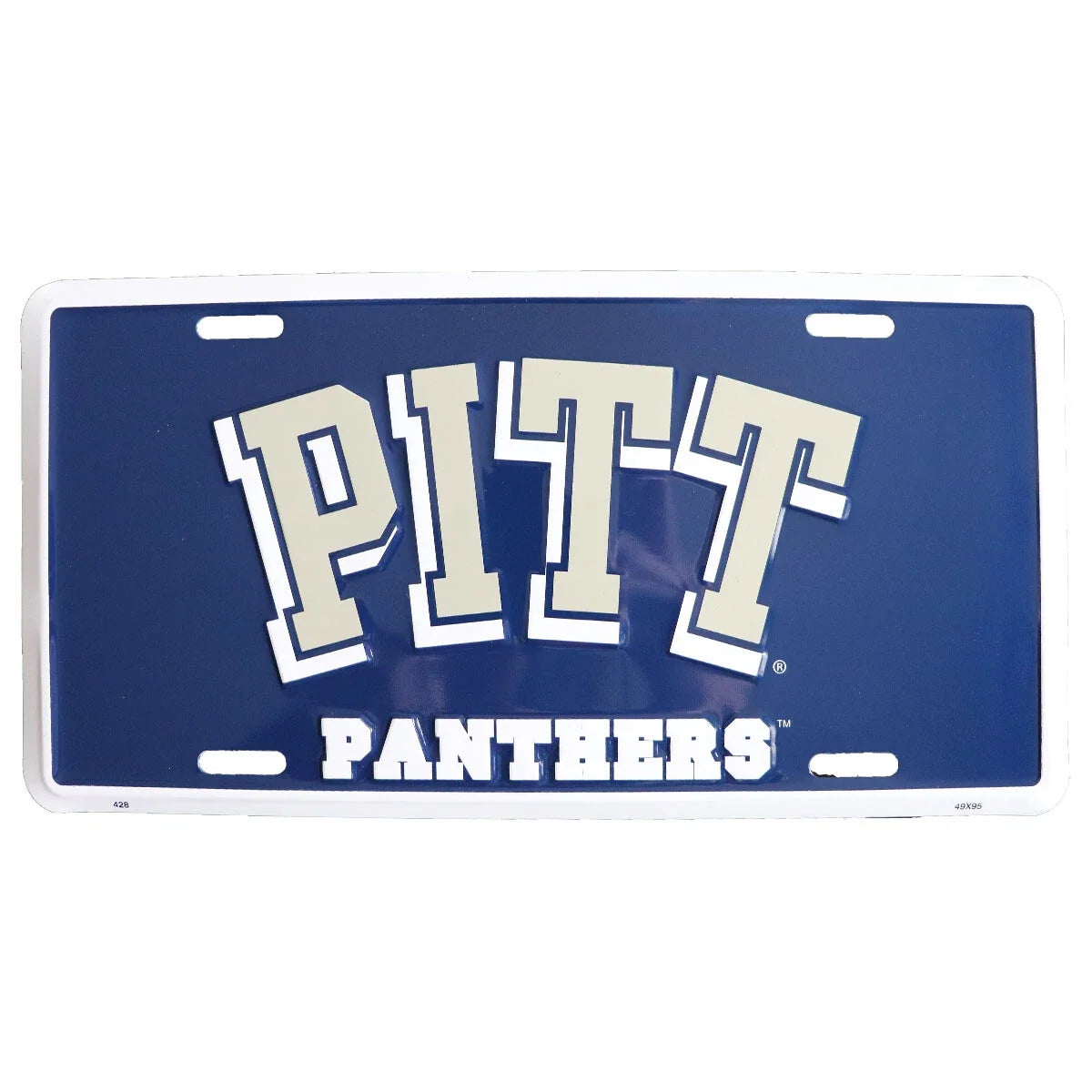 NCAA License Plate for Pittsburgh Panthers (6x12)