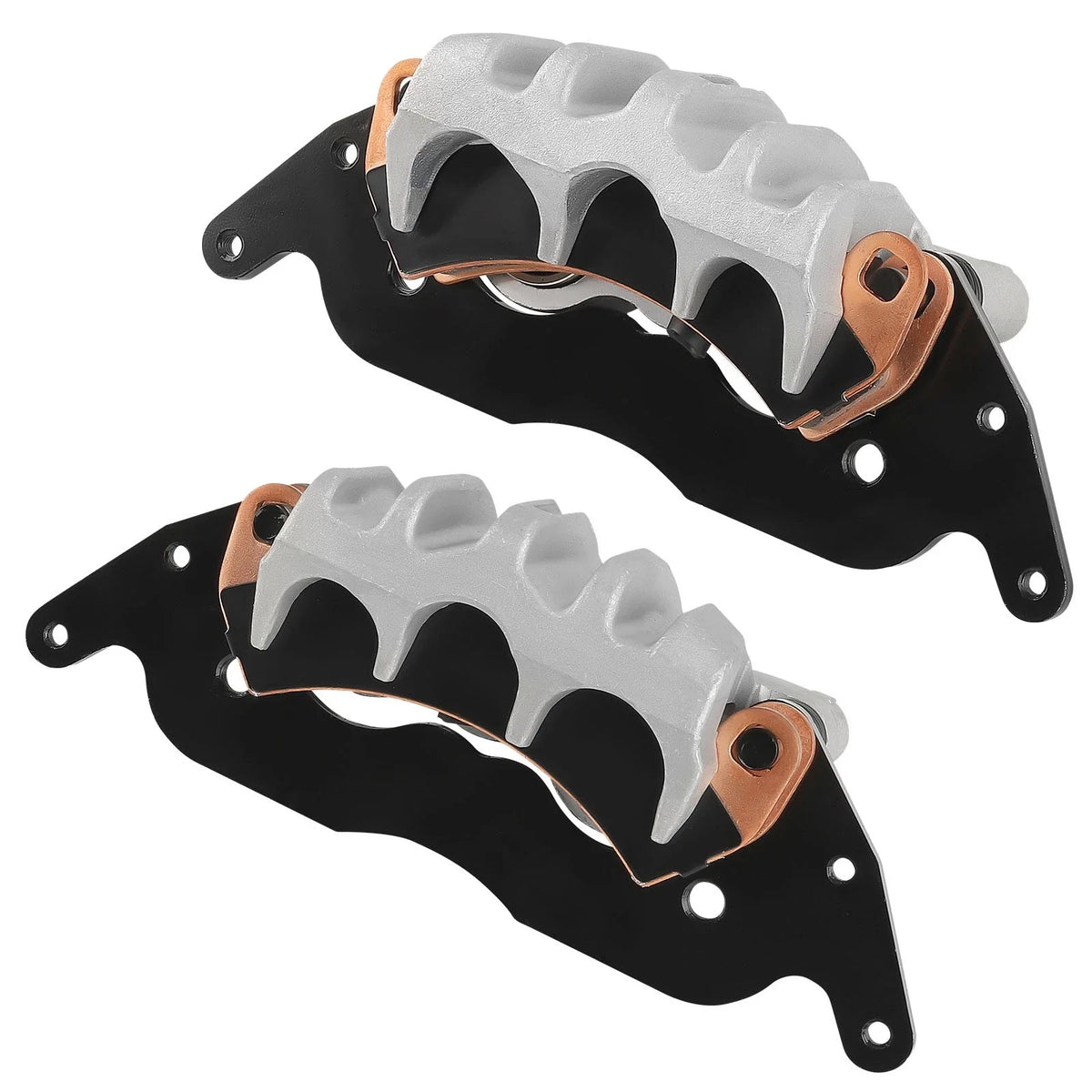2X Front Brake Calipers & Sintered Pads for General XP 4 1000 (2017–2023) 1912474 1913240