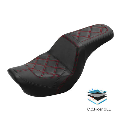 Gel Seat for Harley Fat Bob FXDF Super Wide Glide 2006-2017