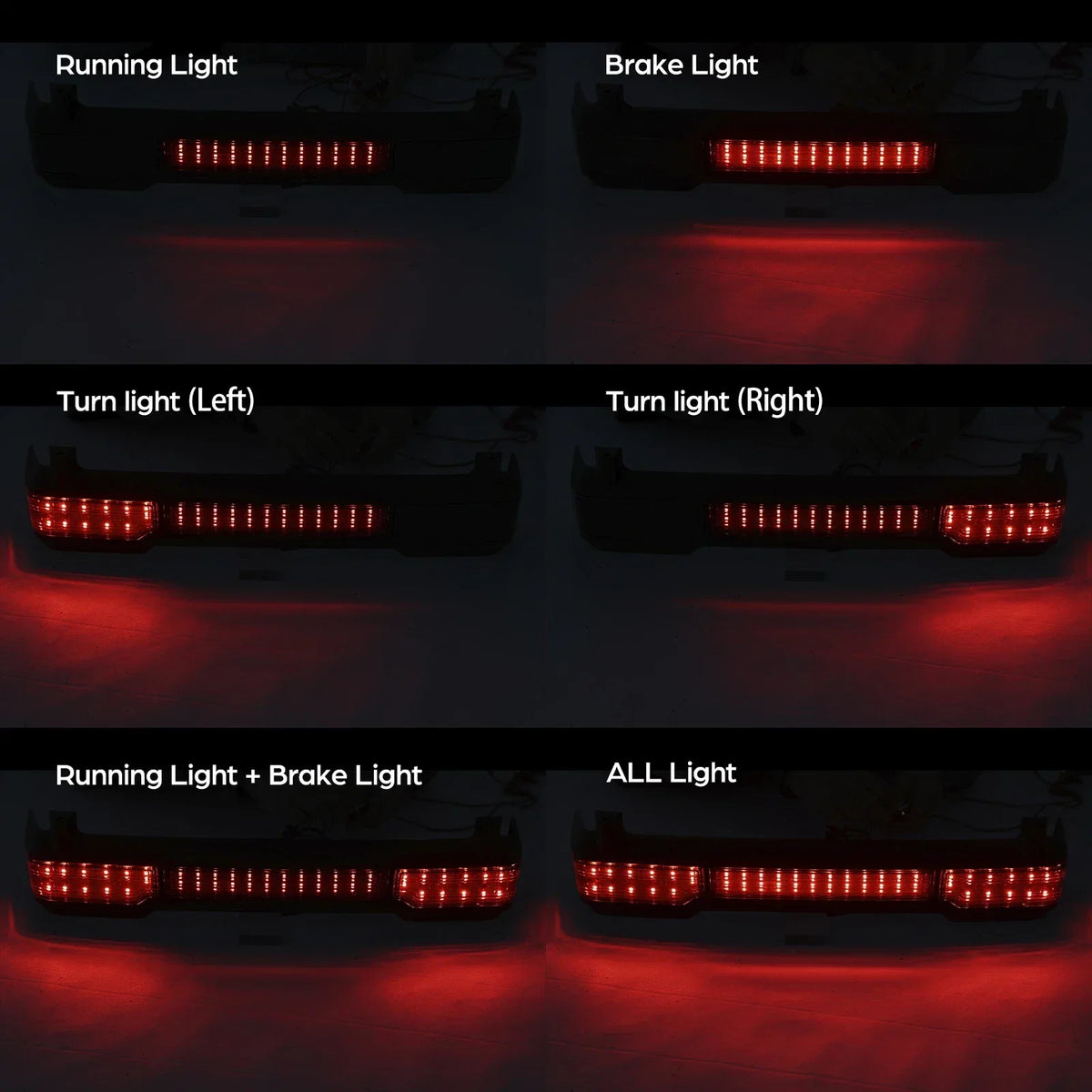 Side Marker Trunk LED Brake Turn Light for Harley Touring King 2009-2013