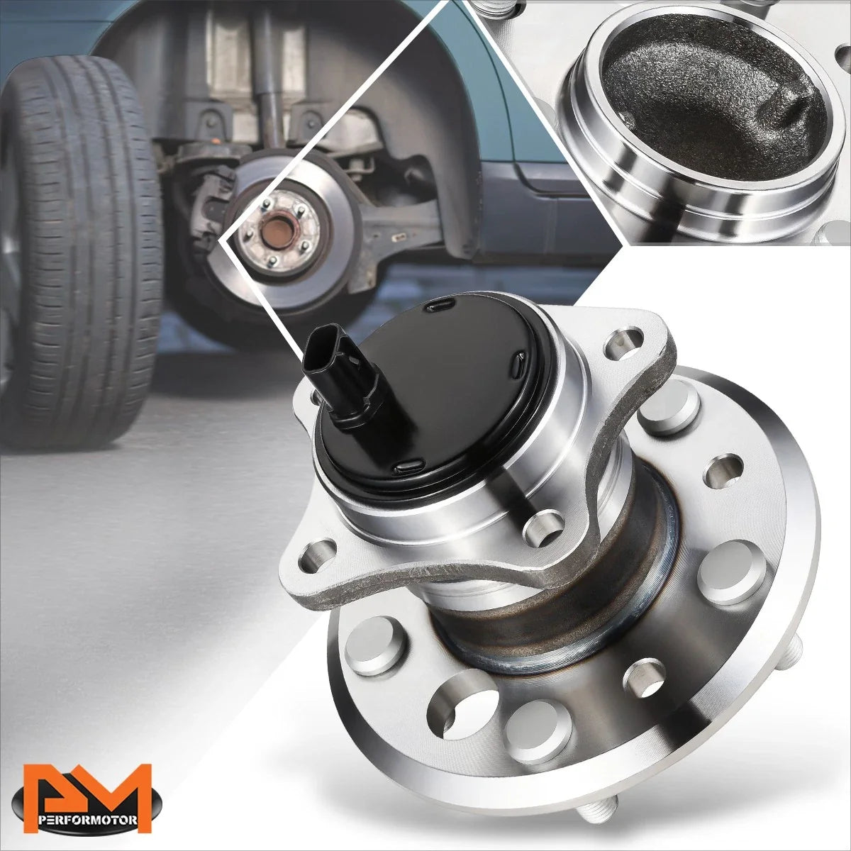 Wheel Hub Bearing w/ ABS Rear Right for ES350/Camry 2002-2012