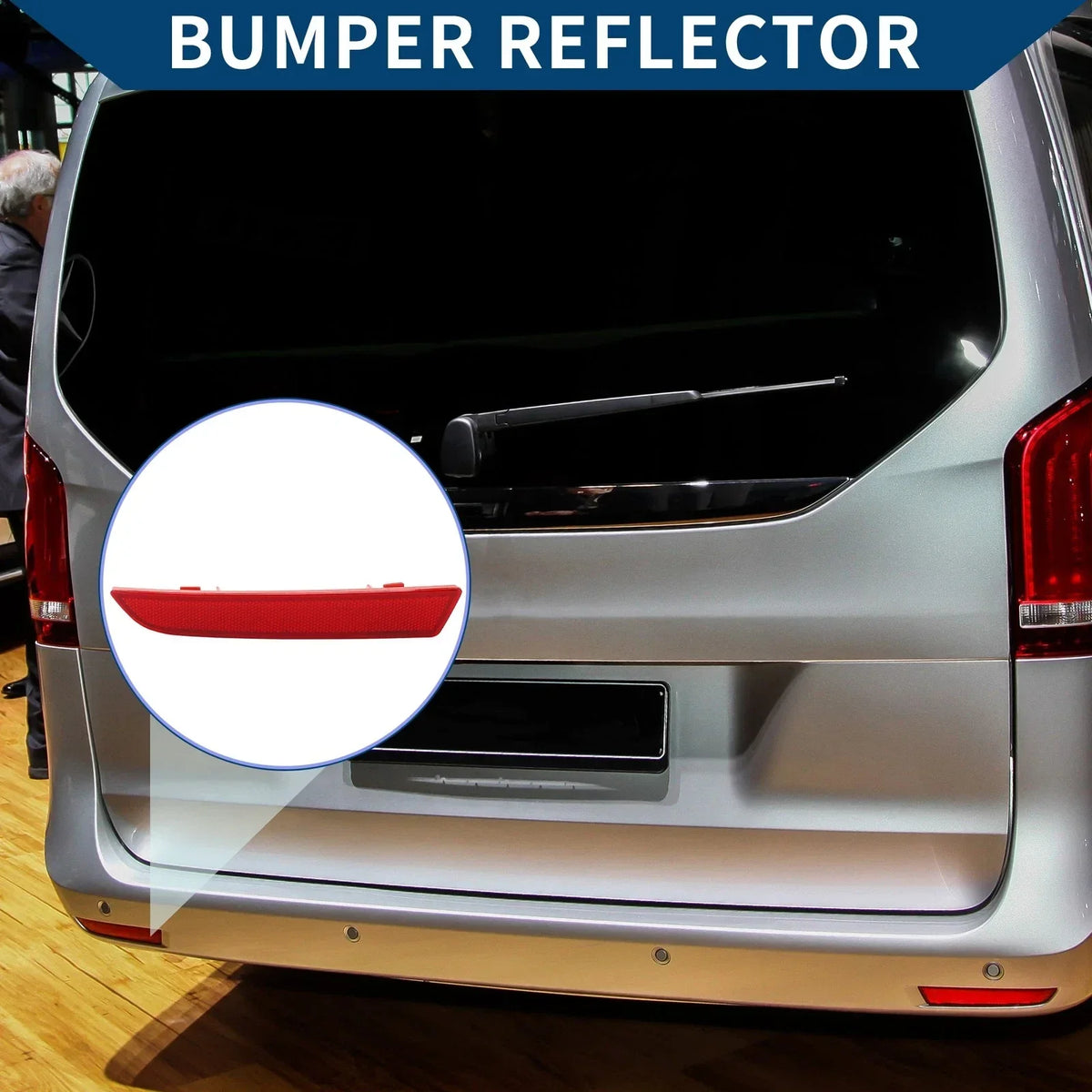 Bumper Reflector Rear Left for Mercedes-Benz Metris 2016-2023