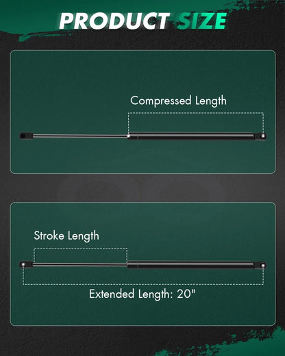 20 Inch Camper RV Bed Lift Supports Set