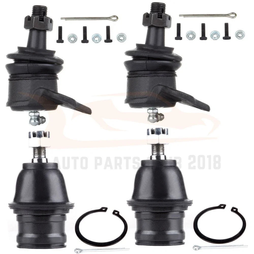 Set of 4 Suspension Front Upper Lower Ball Joints for Dodge Durango/Dakota