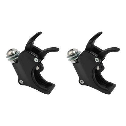 Windshield Clamps Set (2X) for Harley Street Bob FXDB 2007-2016 - Black