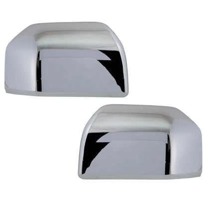 Mirror Cover Set for Ford F-150 (2015–2020) Chrome Standard Mirror