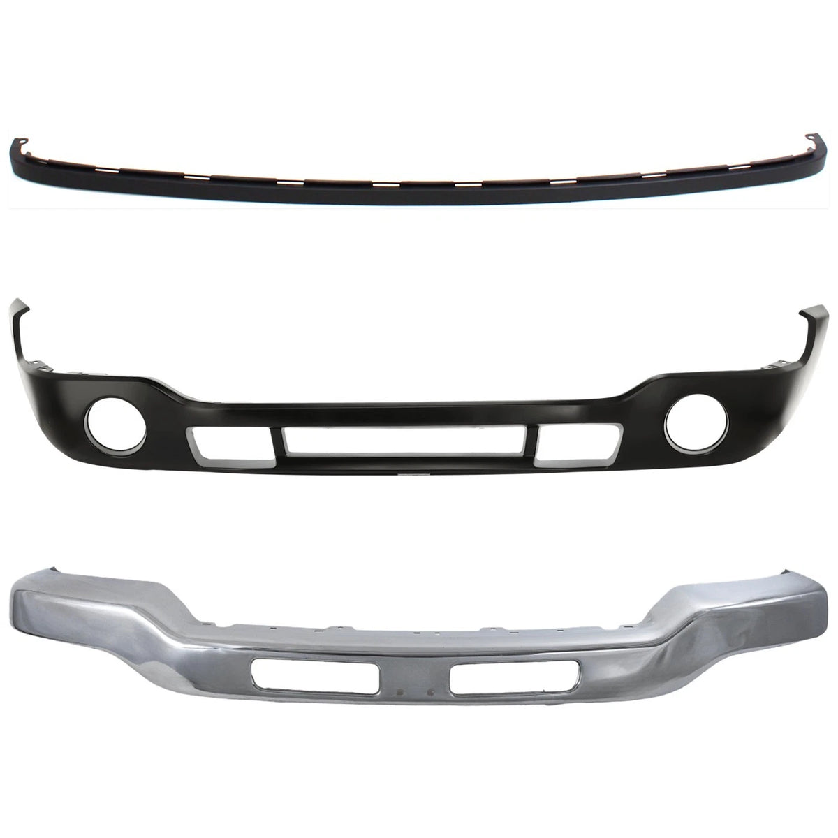 Front Bumper Face Bar for GMC Sierra 1500 2500 HD 3500 Classic (2007–2010)
