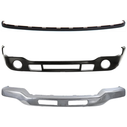 Front Bumper Face Bar for GMC Sierra 1500 2500 HD 3500 Classic (2007–2010)