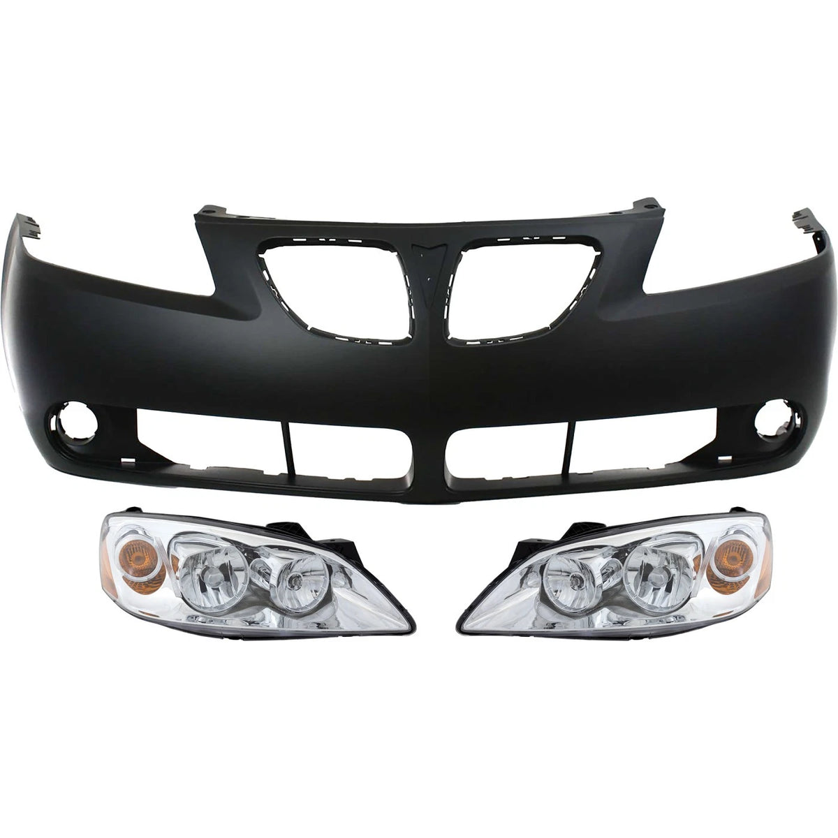 Headlight Kit for Pontiac G6 (2005–2009) Driver & Passenger Side Halogen