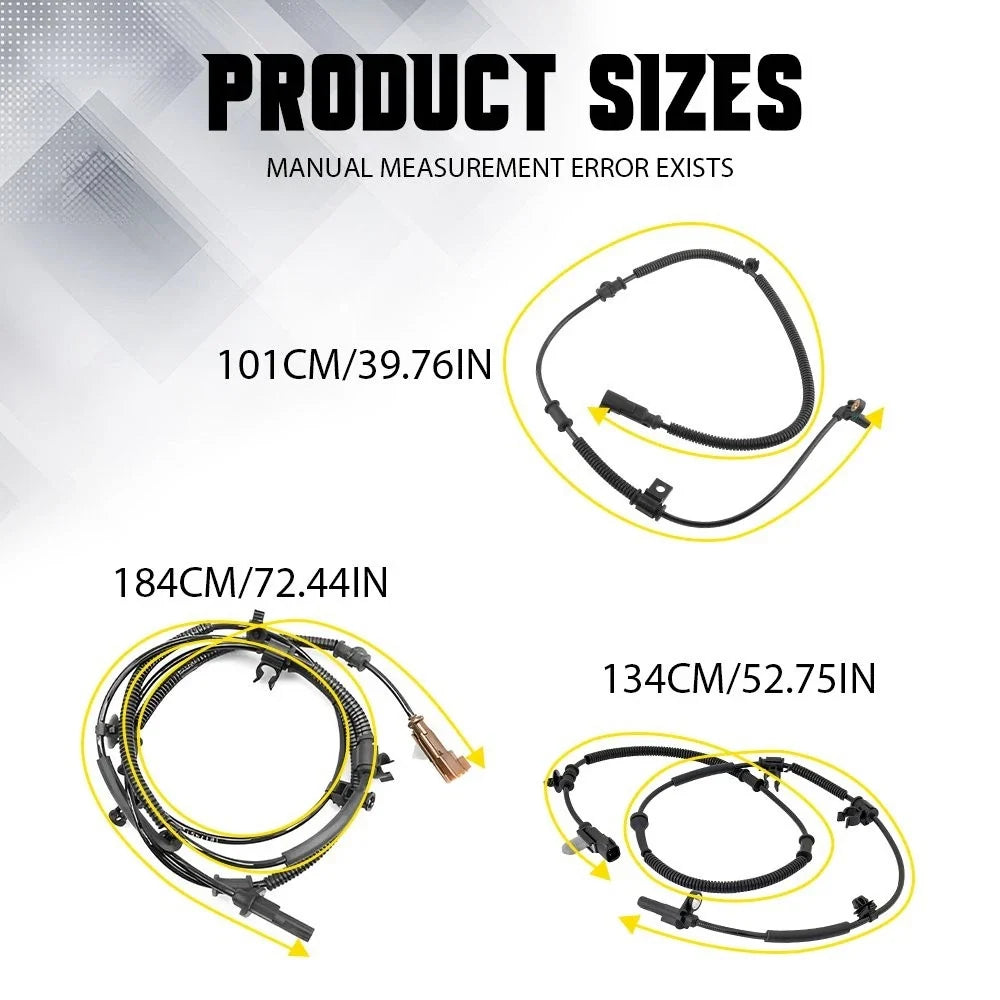 4X ABS Wheel Speed Sensor for Ford F-150 Expedition (2011–2014)