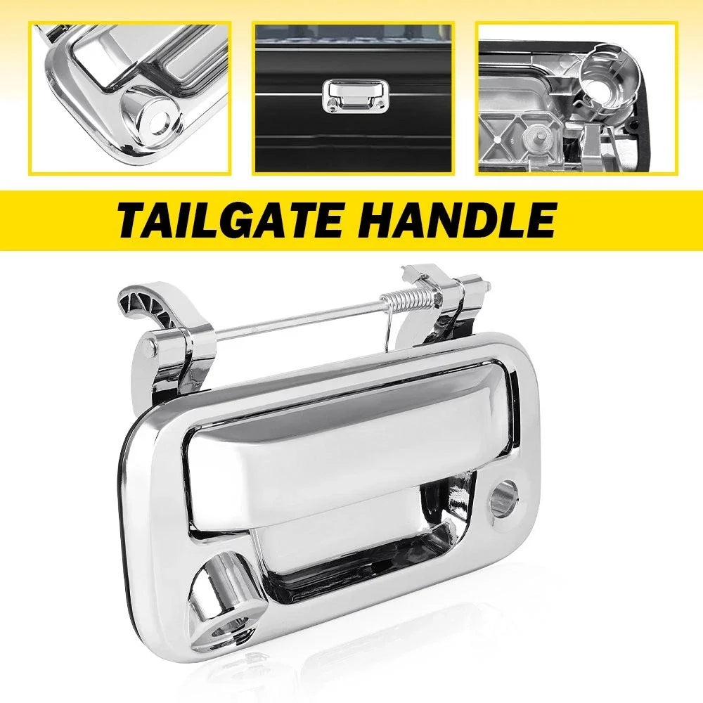 Chrome Finish Tailgate Handle for Ford F150 2004-2014 / Lincoln Mark LT