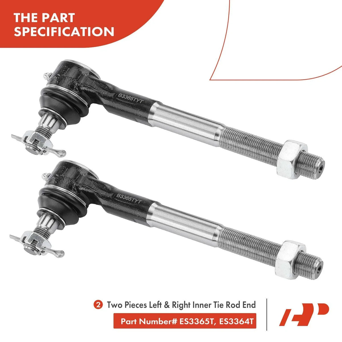12 Front Ball Joints and Tie Rod Ends for Ford F-150 1997-2003