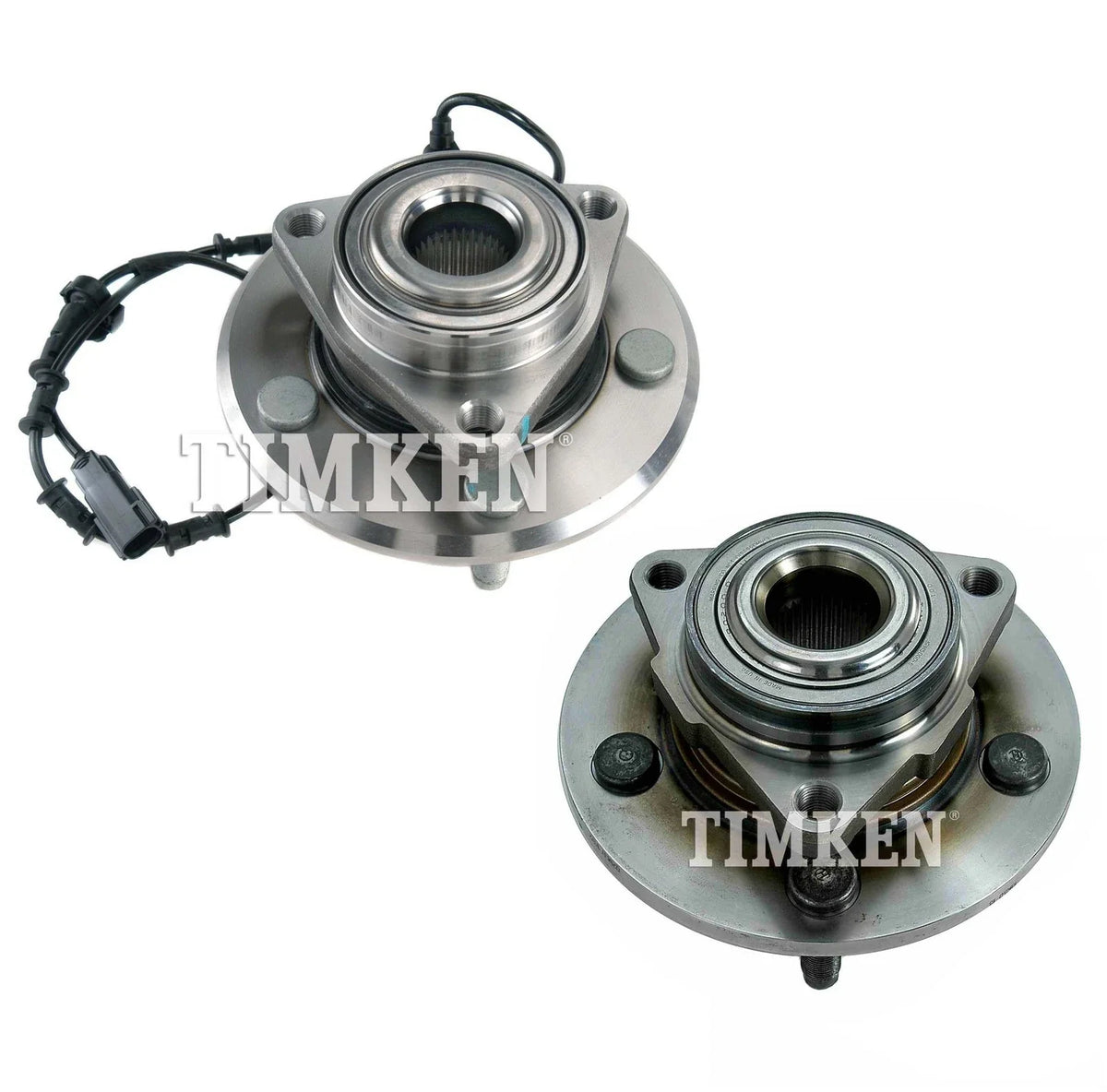 Set of 2 Front Wheel Bearing & Hub Assembly Kit for Dodge Ram 1500 (2002–2008)