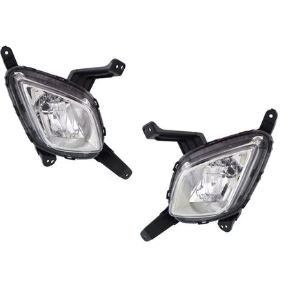 Fog Light for Kia Sorento (2016–2018) Set of 2 Front Driver & Passenger