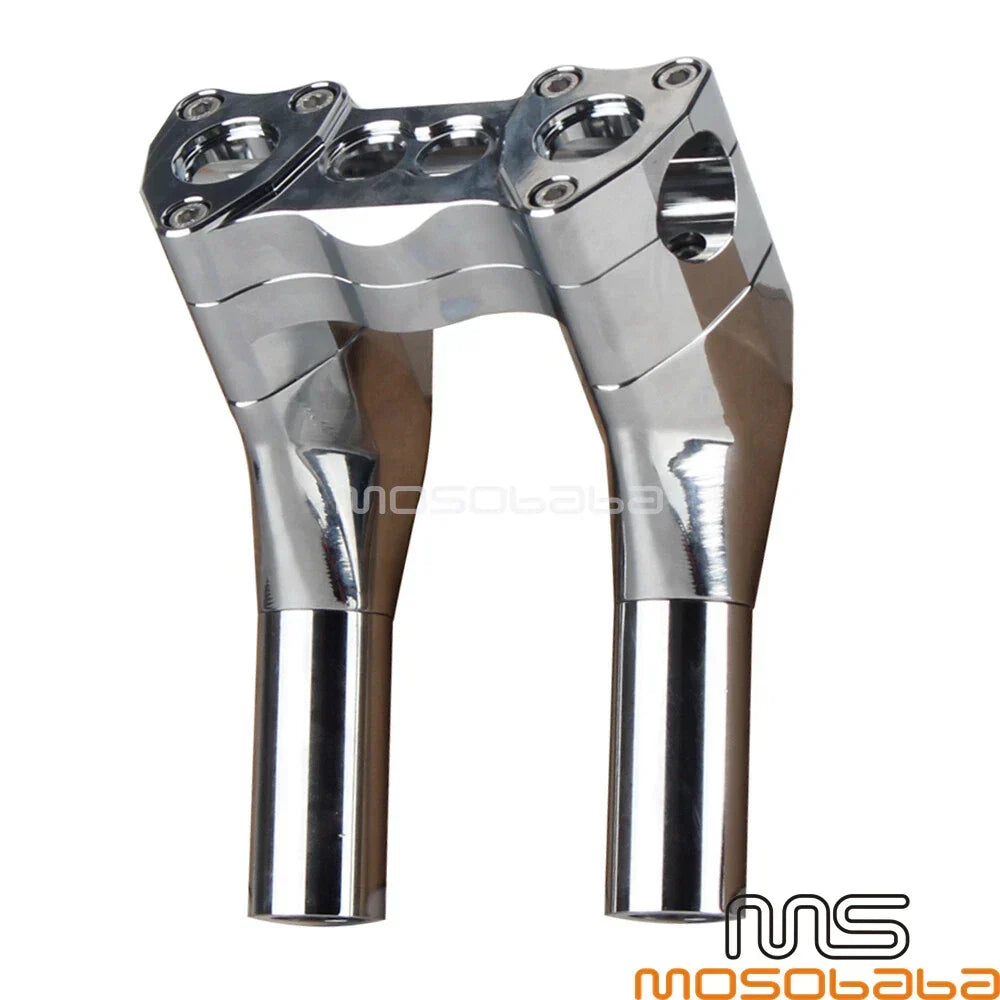 Handlebar Risers 1" Chrome for Harley Dyna Low Rider (2006-2017)
