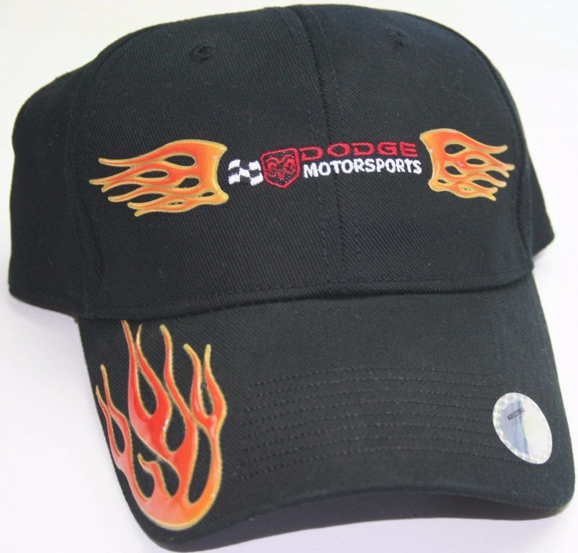Mopar NASCAR Flames Hat Adjustable Cap Black (Fits Most)