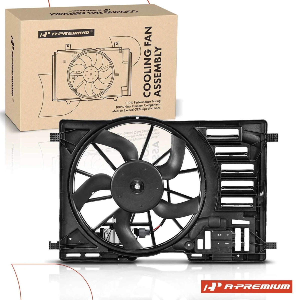Cooling Fan Assembly with Shroud for Ford Escape (2013–2016)