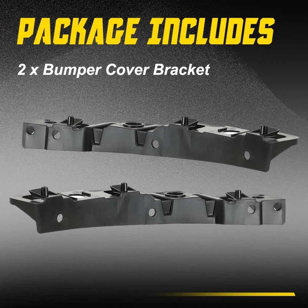 2X Black Mount Bracket for Front Bumper - Mazda CX-5 2017-2021