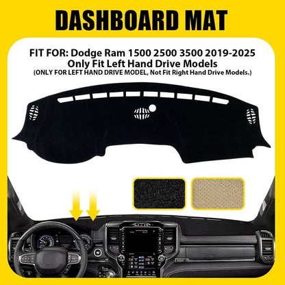 Dash Cover for Dodge Ram 1500/2500/3500 (2019-2025)