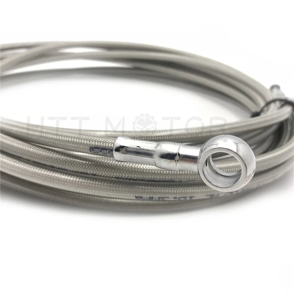 Handlebar Cable 10-12" Stainless Ape Hanger for Harley Touring 2014-2017