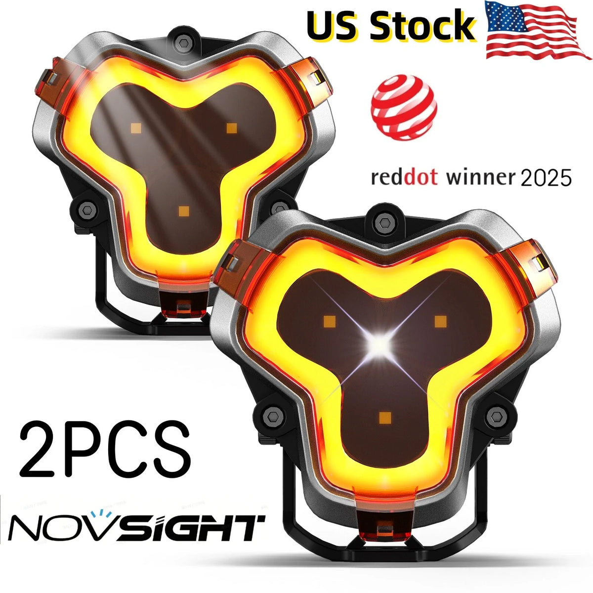 LED Work Lights 3'' for Jeep SUV Truck Pickup (2010–2023)