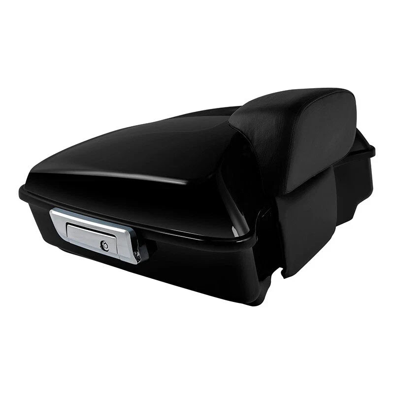 Chopped Trunk Backrest Rack for Harley Fatboy 2008-2017