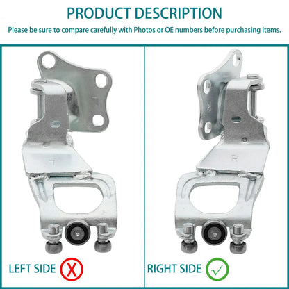 Right Sliding Door Roller & Hinge for Toyota Sienna 2004-2010
