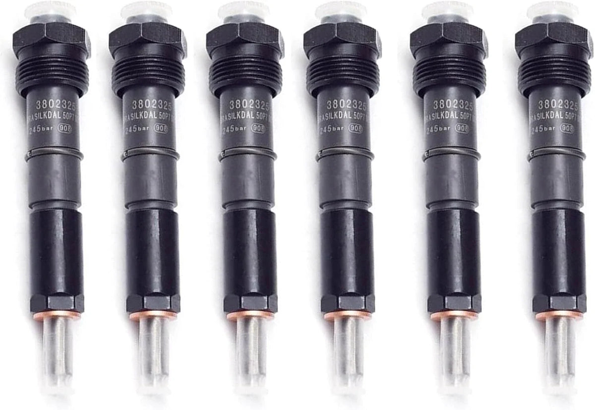 6PCS Fuel Injector 3902980 for Cummins 6BT5.9 (1998–2002)