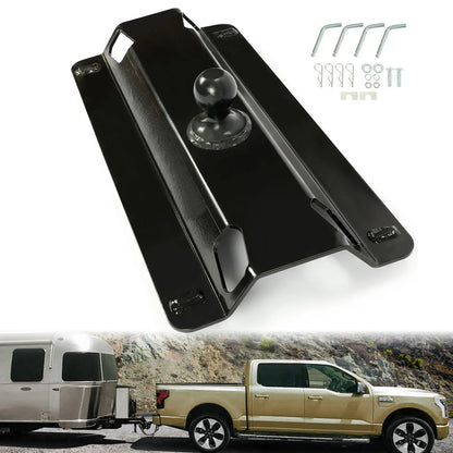 25K 5th Wheel Rail Gooseneck Hitch for 25000lb Capacity
