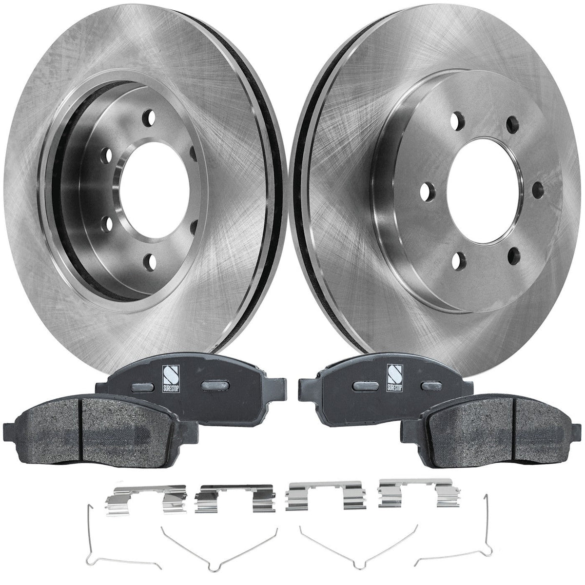 Brake Disc and Pad Set for Ford F-150 2004-2008