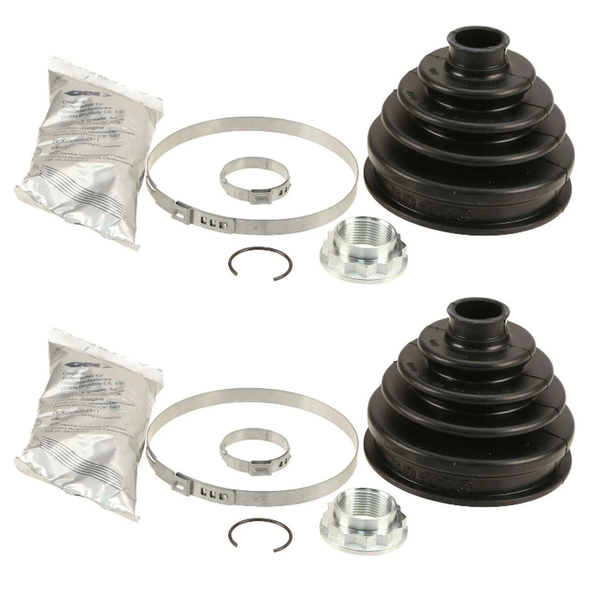 2X Front Outer Axle Boot Kit for BMW e46 325xi 330xi e53 x5 (2000–2006)