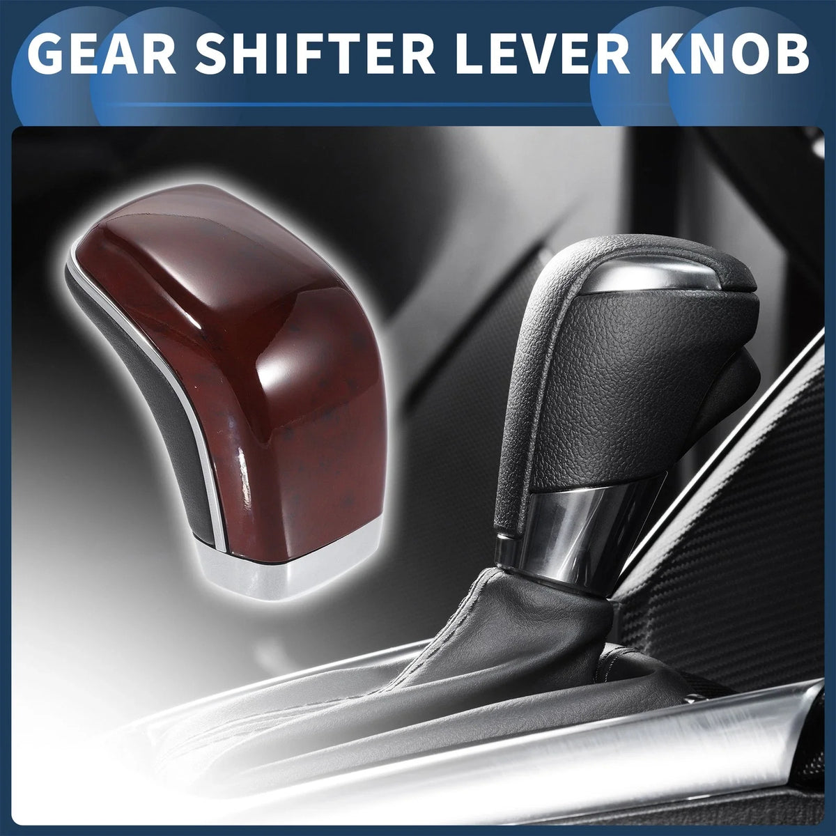 Automatic Gear Shifter Knob for Toyota Mark X Reiz X120 (2004–2009) Faux Leather