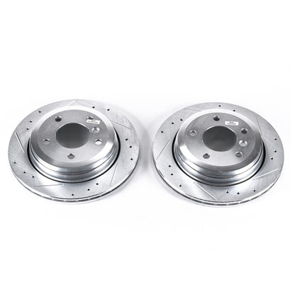 Set of 2 Powerstop Brake Discs for BMW 325i (2001–2005)