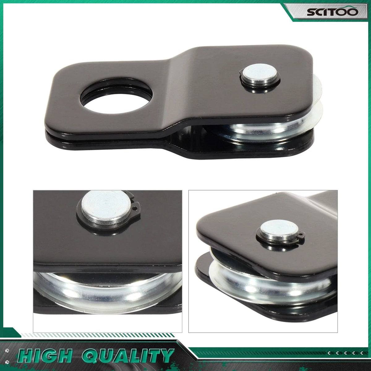 4 Ton Snatch Block Pulley for ATV UTV Recovery (8800lbs)