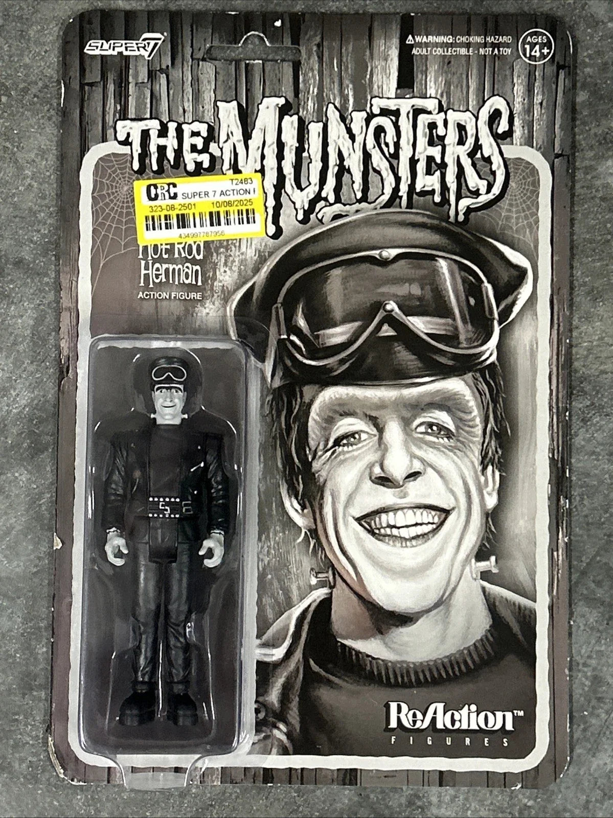 Hot Rod ReAction Figure 3.75" of Herman Munster for The Munsters (2023)