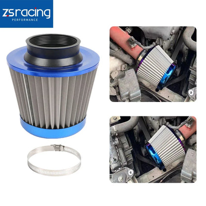 Reusable 3" 76mm Air Filter for Cold Air Intake (Universal Fit)