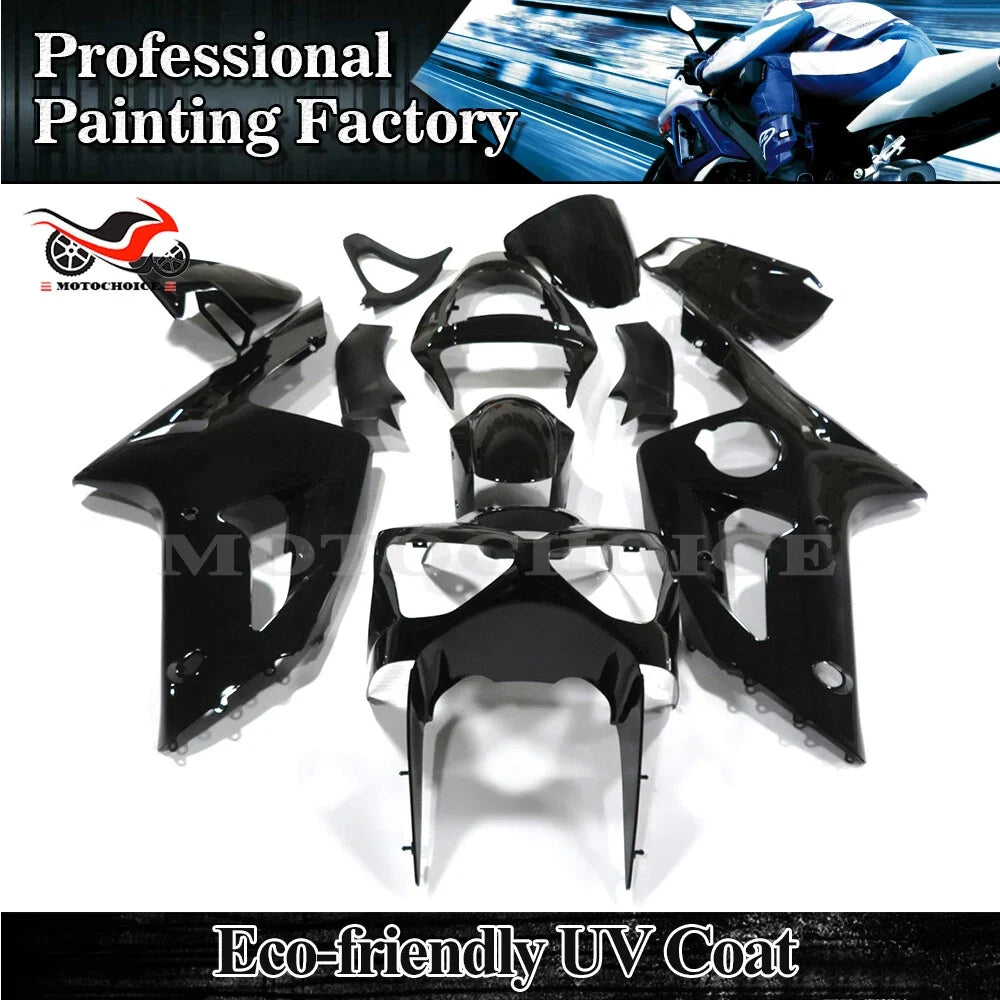 Fairing Kit for Kawasaki Ninja ZX6R (2003–2004) Black ABS