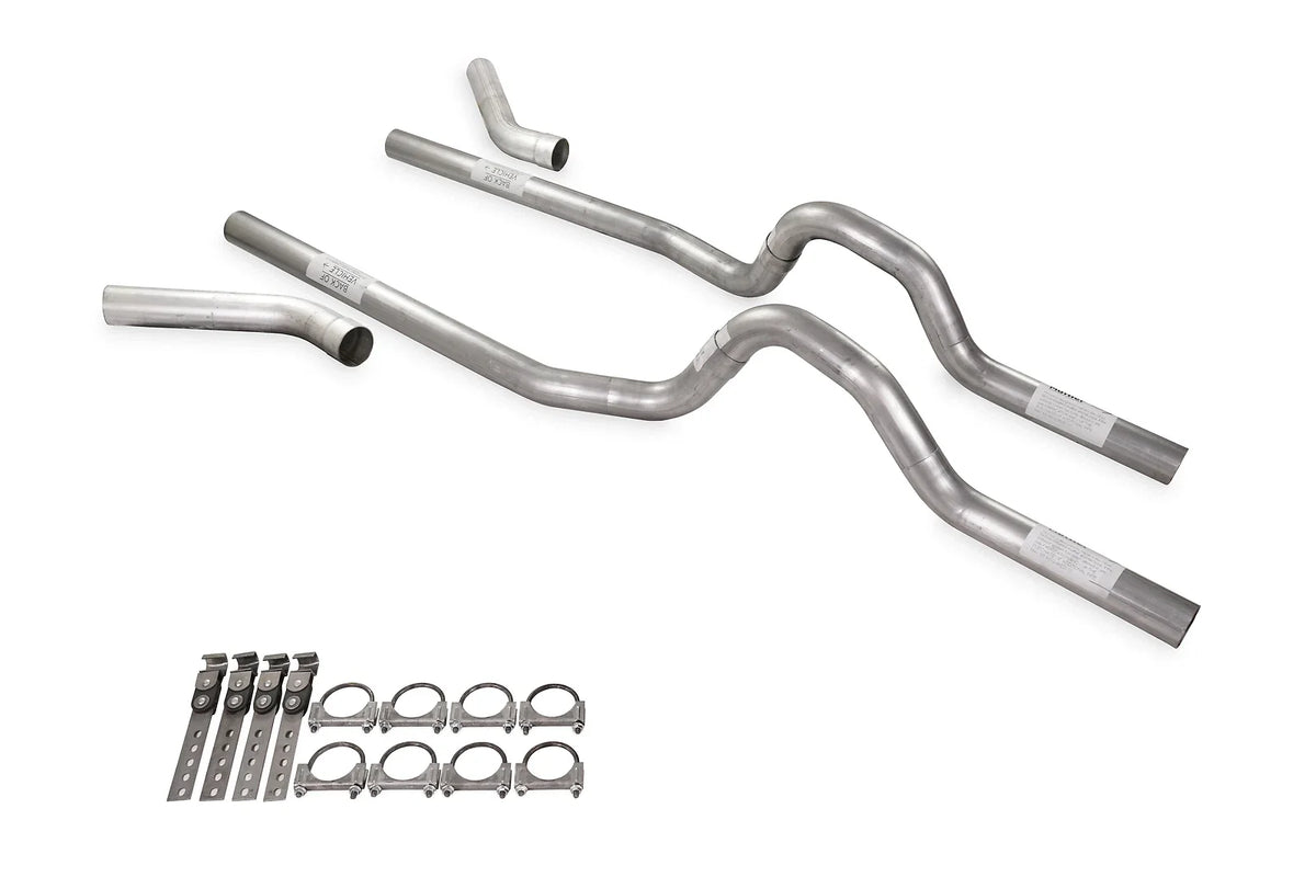 Dual Exhaust Kit for GM C/K 10 Half Ton (1981–1987) 2.5" Corner Exit