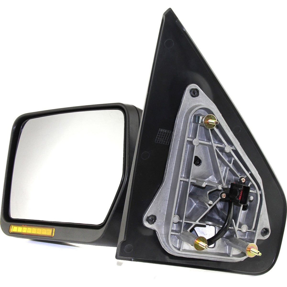 Manual Folding Textured Black Driver Side Mirror Heated for 2004-2006 F-150