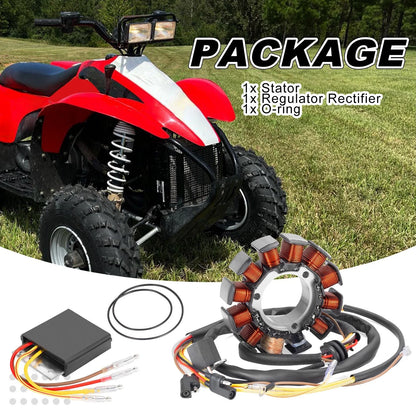 Stator with Regulator Rectifier for 2002 Polaris Magnum 500 S# 02-02357