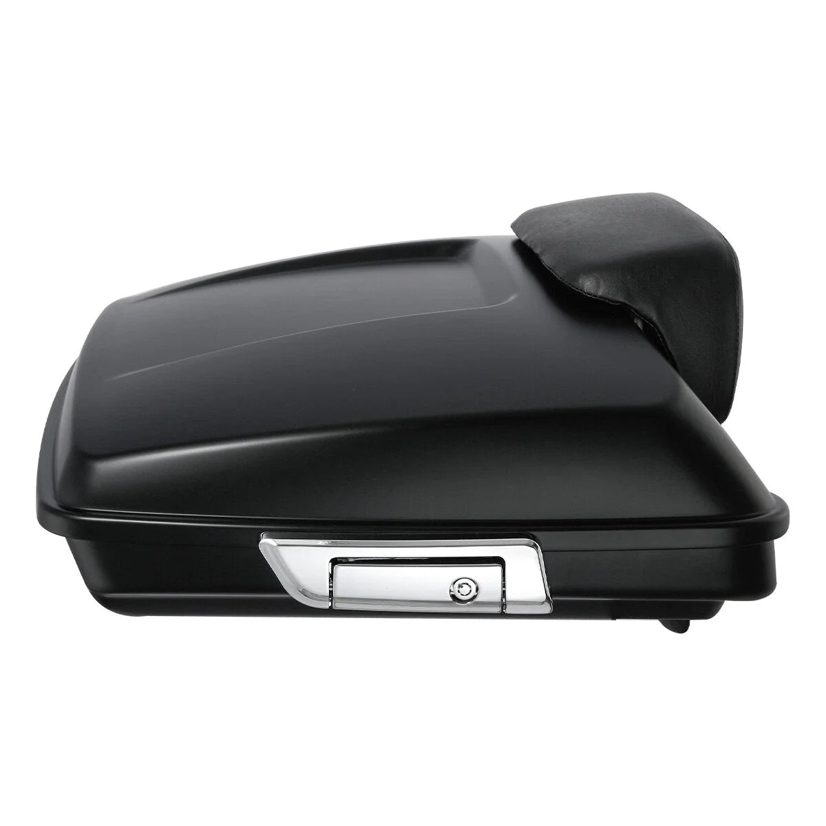 Matte Black Razor Trunk Backrest Pad Mount Rack for Harley Touring (2014–2026)