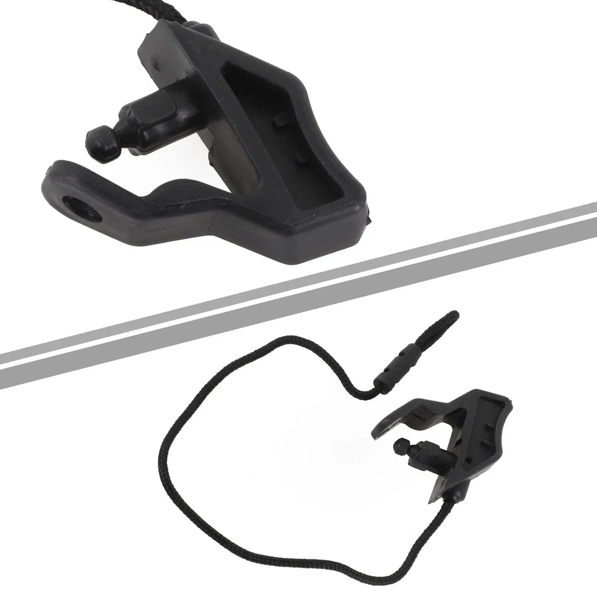 Left Black ABS Parcel Shelf String for A3 Sportback (2013–2016)