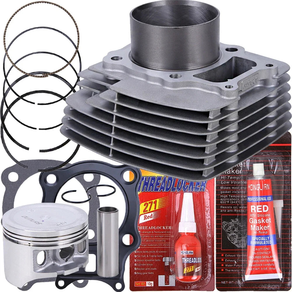 Top End Kit with Cylinder Piston Gasket for Rancher 350 2000-2006