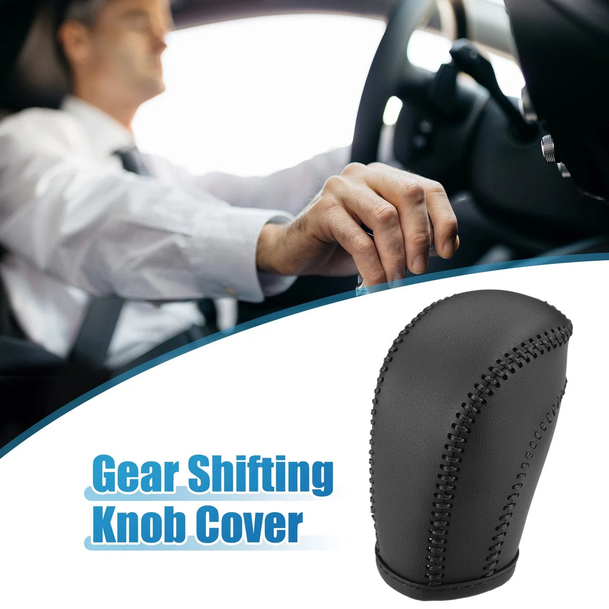 Gear Shift Lever Cover Trim for Volkswagen Atlas (2018–2022) Black