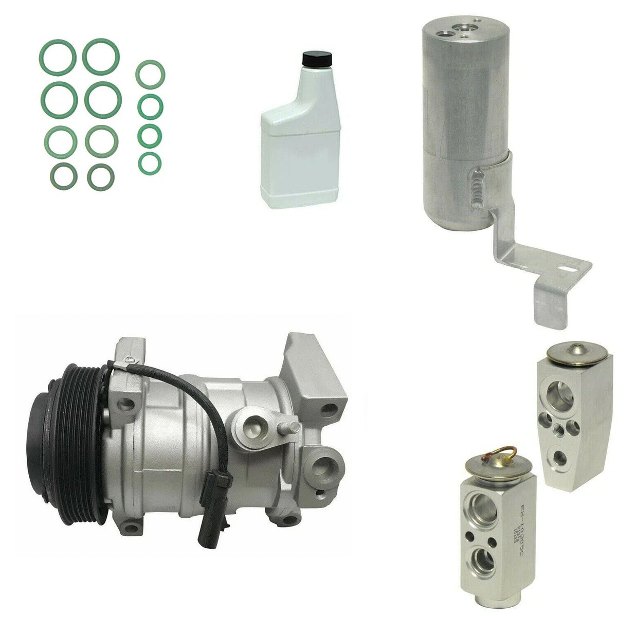 AC Compressor Kit With Rear AC for Dodge Grand Caravan 3.3L (2008–2020)
