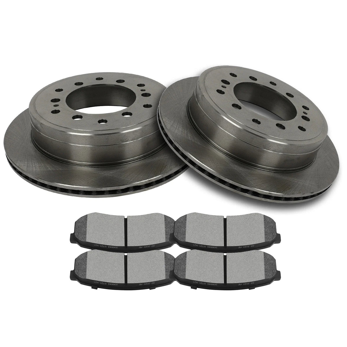 Rear Brake Rotor Ceramic Pad for Toyota 4Runner, FJ Cruiser, Lexus GX460