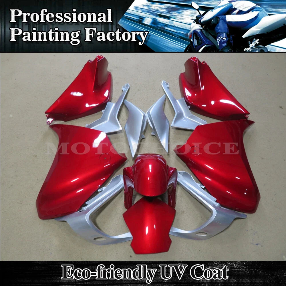 Fairing Kit for Honda VFR1200F (2010–2013) Red Silver ABS