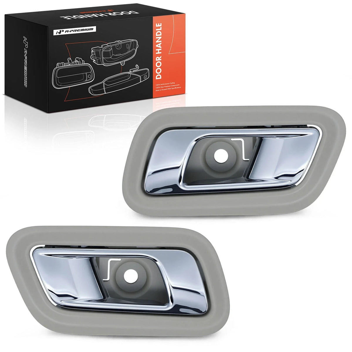 2X Rear Chrome Interior Door Handle for Ford Taurus (2010–2012)