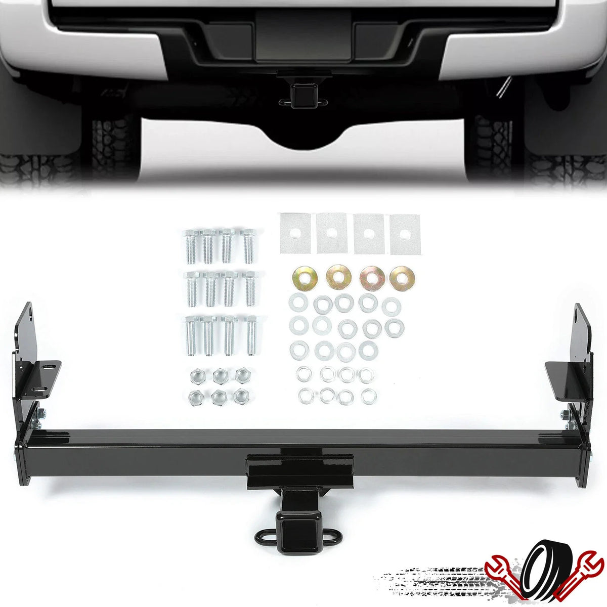 Trailer Tow Hitch for Toyota Tacoma (2005–2015) Class 3 2" Receiver