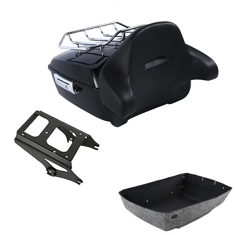 Trunk Backrest Rack Mount for Harley Touring 2009-2013 Electra Glide